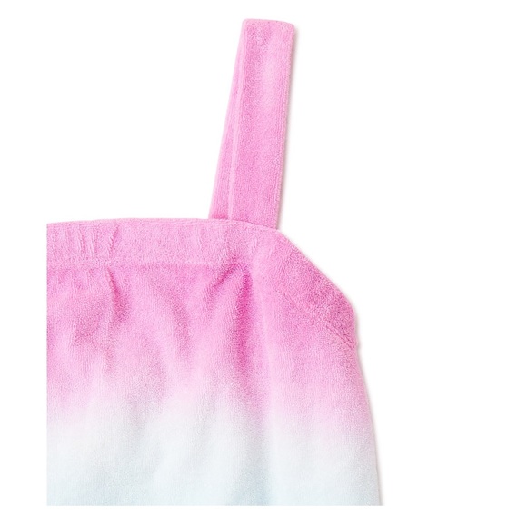 Nwt Wonder Nation Girls terry tank top swim cover up Size Large 10/12 pool beach - Picture 3 of 10